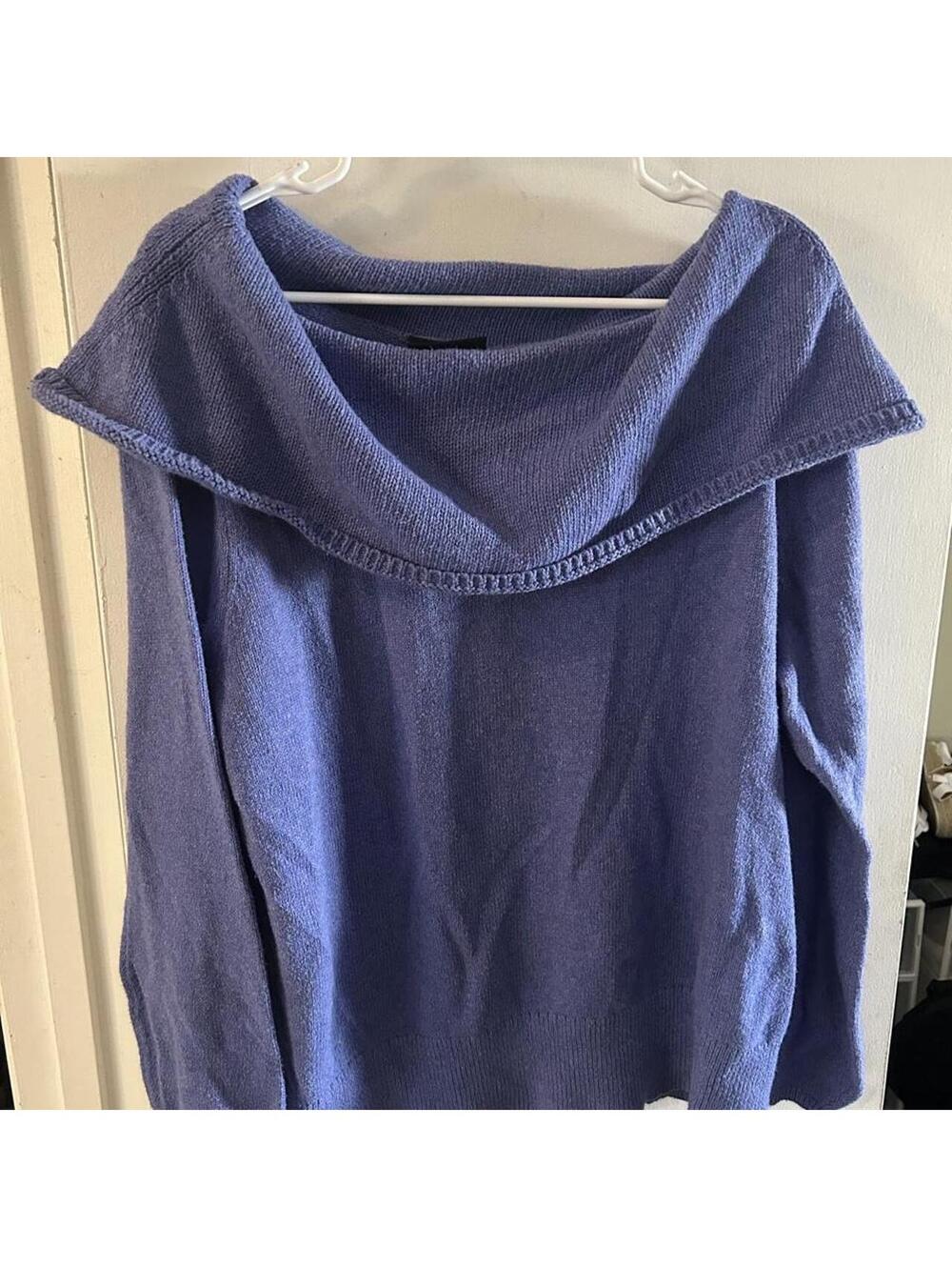 Lane Bryant purple off the shoulder oversized sweatshirt size 22/24